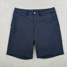 Lululemon Shorts Mens 34 Blue The Works Performance Stretch Golf Travel Chino