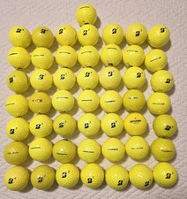 50 Bridgestone e6 Yellow Mix 5A/4A White Used Golf Balls