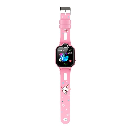 Nikcorp Wodoodporny Dziecięcy Smartwatch Wielofunkcyjny Różowy - Zdjęcie 2 z 5