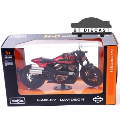 MAISTO 2024 HARLEY DAVIDSON SPORTSTER S MOTORCYCLE 1/12 RED 32346