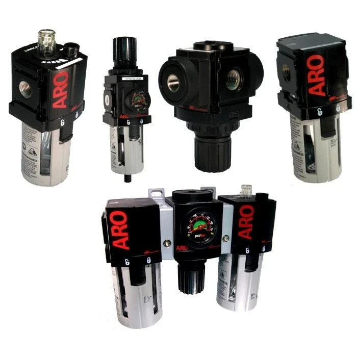 ARO C38341-800 FRL Filter Regulator Lubricator 1/2" NPT Port 150 CFM 150 PSI