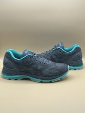 ASICS Gel-Nimbus 19 Lite Show Gray Teal Running Shoes - Women’s Size 8.5 (T7C8N)
