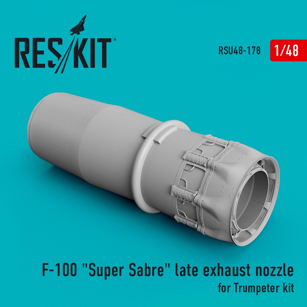 ResKit RSU48-0178 1:48 North-American F-100 Super Sabre late exhaust nozzle