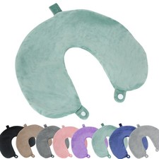 Travel Neck Pillow Cover, Neck Pillow Case, Pure, Soft and Smooh, Airplane Pi...