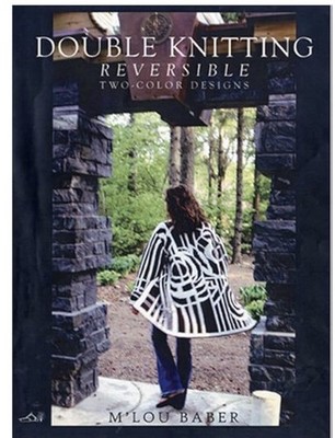 M'Lou Baber Double Knitting Booklet Reversible Two-Color Clothing Designs