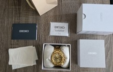 Seiko 5 Sports Gold Mens Watch - SRPE74K1