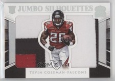 2015 Panini Crown Royale Jumbo Silhouettes Silver 7/10 Tevin Coleman #JS-TC 1gh7
