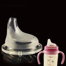 Baby Soft Safety Liquid Silicone Pacifier duckbill For Wide Mouth Milk Bott.82