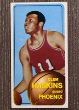 1970-71 Topps Basketball Card #165 Clem Haskins Vintage Suns ROOKIE CARD RC. rookie card picture