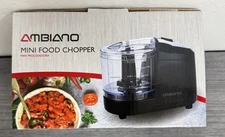 Ambiano Electric Mini Food Chopper - 1.5 Cup - Dishwasher Safe - New in Box