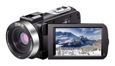 5K Video Camcorder HDV-225K Digital Video Camera WiFi W/ 256 GB SD Card  Case