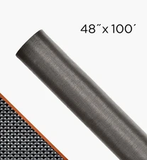 Saint-Gobain ADFORS FCS8979-M Solar Screen Roll for Windows/Doors, 100 ft x 4 ft