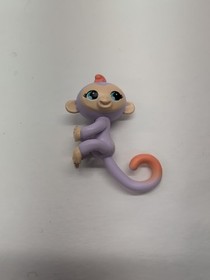 WowWee Fingerlings Lot Of 7 Monkeys, Pink, Purple, Black And White