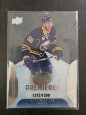 2016-17 Upper Deck Ice Premieres /1299 Level 5 Justin Bailey #120 Rookie RC