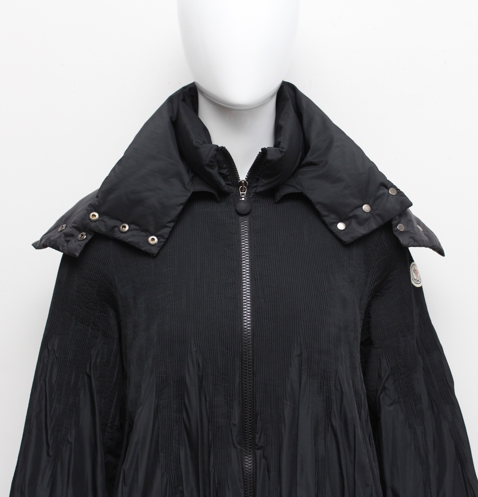 Authentic Women's MONCLER x Sacai Sizuru Down Puffer Jacket Coat RARE Size 3 S/M image 9