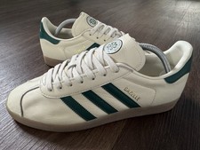 ADIDAS Gazelle II Celtic Scarpe da Ginnastica Uomo Terrazza, Bianco/Verde - Taglia 9 (IG6435)