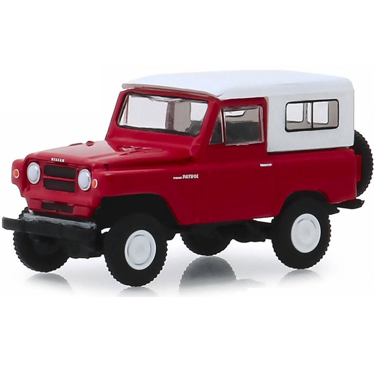 1:64 Scale Greenlight 1971 Nissan Patrol (60) Red Model Car