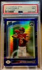 2024 PANINI DONRUSS OPTIC BLUE HYPER #248 JAYDEN DANIELS ROOKIE RC PSA 9