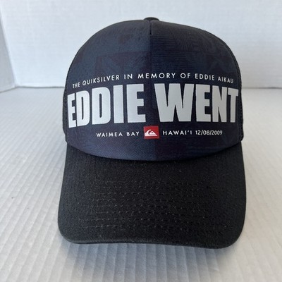 Quiksilver Eddie Aikau Waimea Bay Hawaii Trucker Hat Cap Eddie Went Surf Skate