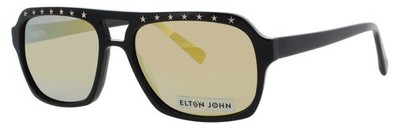 ELTON JOHN VIP-VIBLK Sunglasses Sun Glasses VIBLK BLACK Authentic New 56mm