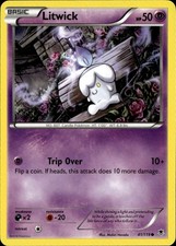 Litwick 41/119 Common Phantom Forces Pokemon Near Mint