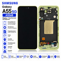 Samsung Galaxy A55 5G A556B Super Amoled Display Rahmen Gelb Service Pack
