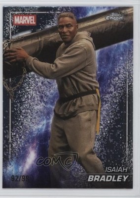 2025 Topps Chrome Marvel Studios The Snap Variation /99 Isaiah Bradley ob9