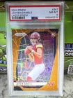 2024 Panini Prizm - Rookies Jayden Daniels #347 Lazer Prizm (RC) - PSA 8