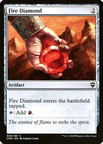 X 1 Fire Diamond NM-M Commander CMR 309 MTG Magic The Gathering