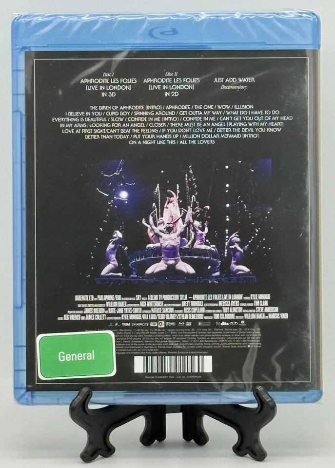 Kylie Minogue Aphrodite Les Folies [Live in London] 3D  2 Blu-ray Disc Set New - Image 2 of 2