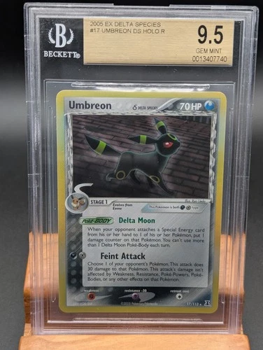 2005 Pokemon Delta Species Umbreon #17 Holo BGS Gem Mint 9.5
