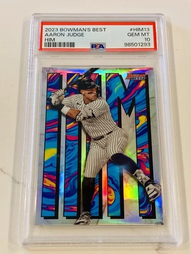 2023 Bowman’s Best Aaron Judge HIM SSP PSA 10 Yankees GEM Mint Rare