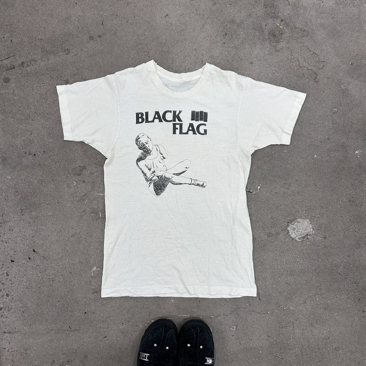 Vintage 1980s Black Flag Punk Raymond Pettibon “Reality Of Evil” T