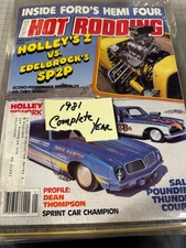 Hot Rodding Magazine 1981  (complete year)