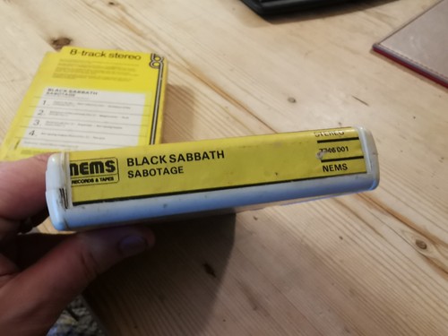 BLACK SABBATH 8 track cartridge Sabotage *rare * Vintage Tape - Bild 10 von 12