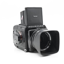 Rollei Rolleiflex SL66SE Camera Kit w/80mm Lens,120/220 Back,WL Finder,Hood 001