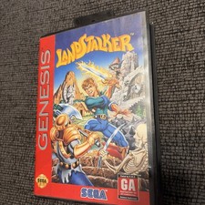 Landstalker Treasures of King Nole  for Sega Genesis In Box No Manual