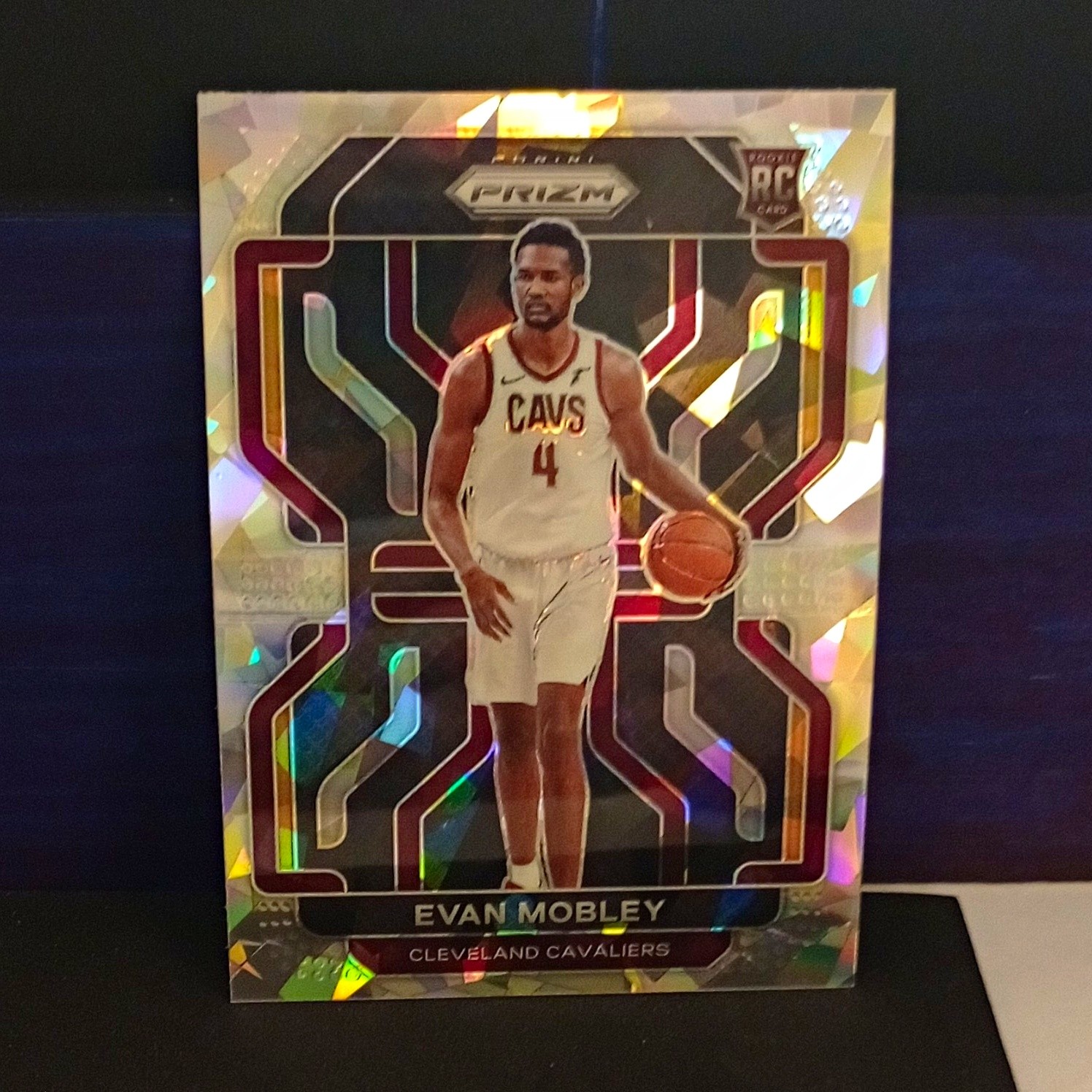 Panini Prizm 2021-22 Evan Mobley Ice Prizm Rookie #325 Cavaliers A-088