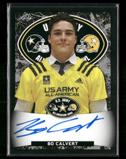 Bo Calvert 2018 Leaf US Army All American Bowl Auto 3/15