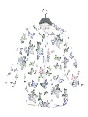 White Stuff Women's Shirt M White 100% Linen Basic