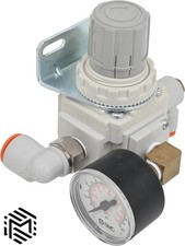 SMC AR25K-N02B-Z-B Pressure Regulator - 1/4" NPT - 7-125 PSI - w/ Gauge