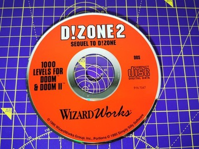 D!Zone 2 PC CD ROM nur Disc DZone Doom Levels