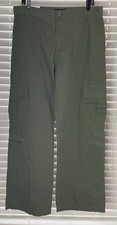 Aeropostale Women's Utility Cargo Pant Size Large Olive Green/Beetle RN 154379