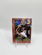 2025 Topps Chrome Football Jerome Ford Leather Football Refractor