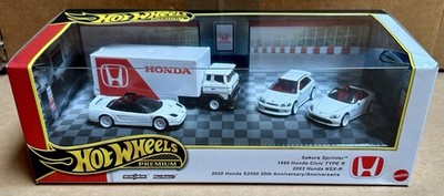 Hot Wheels 2025 Premium Diorama Honda Set Civic Type-R, NSX-R