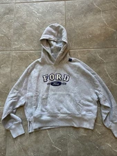 Abercrombie Fitch Ford Motor Co Hoodie Soft A&F Max Essentials Sweatshirt Small