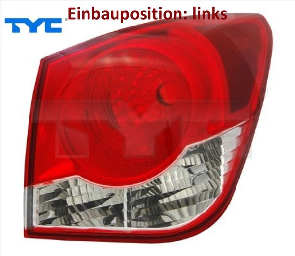 TYC 11-11724-01-9 Heckleuchte Links RüCklicht Hecklicht RüCkleuchte-image