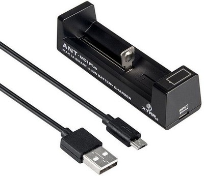 Ladegerät für zylindrische Li-Ionen-Akkus 18650 Xtar ANT MC1 Plus Micro-USB-B XT