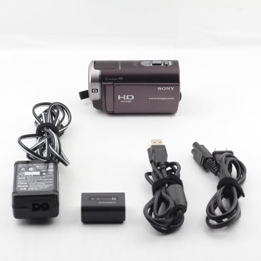 Sony HDR-CX370V Handycam Digital HD Video Camera Camcorder Brown