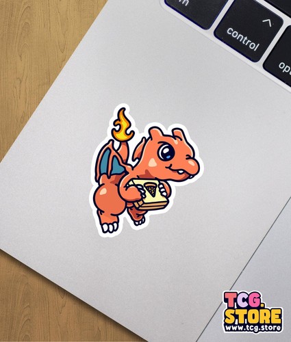 Adesivo Pokemon Charizard: consegna pizza - Foto 3 di 9